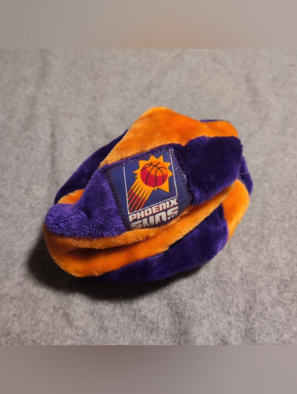Vintage NBA Sports Pillows Phoenix Suns Basketball Plush Retro Purple Orange